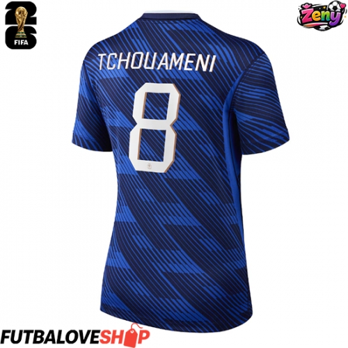 Dres Francúzsko Aurelien Tchouameni #8 Domáci pre Ženy MS 2026 Krátky Rukáv